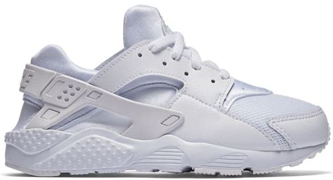 nike huarache triple white shoes